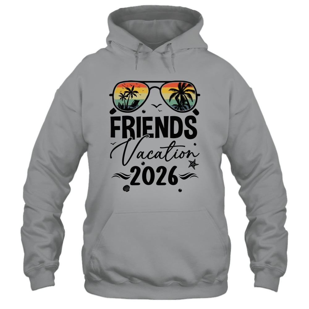 Friends Vacation 2026 Matching Memories Together Girls Trip Shirt & Tank Top | siriusteestore