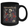 From Death To Life Christian Bible Vintage Gothic Skeleton Mug | siriusteestore