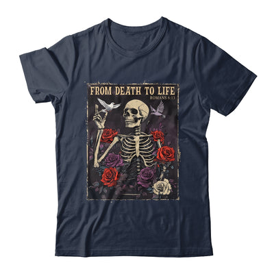 From Death To Life Christian Bible Vintage Gothic Skeleton Shirt & Hoodie | siriusteestore