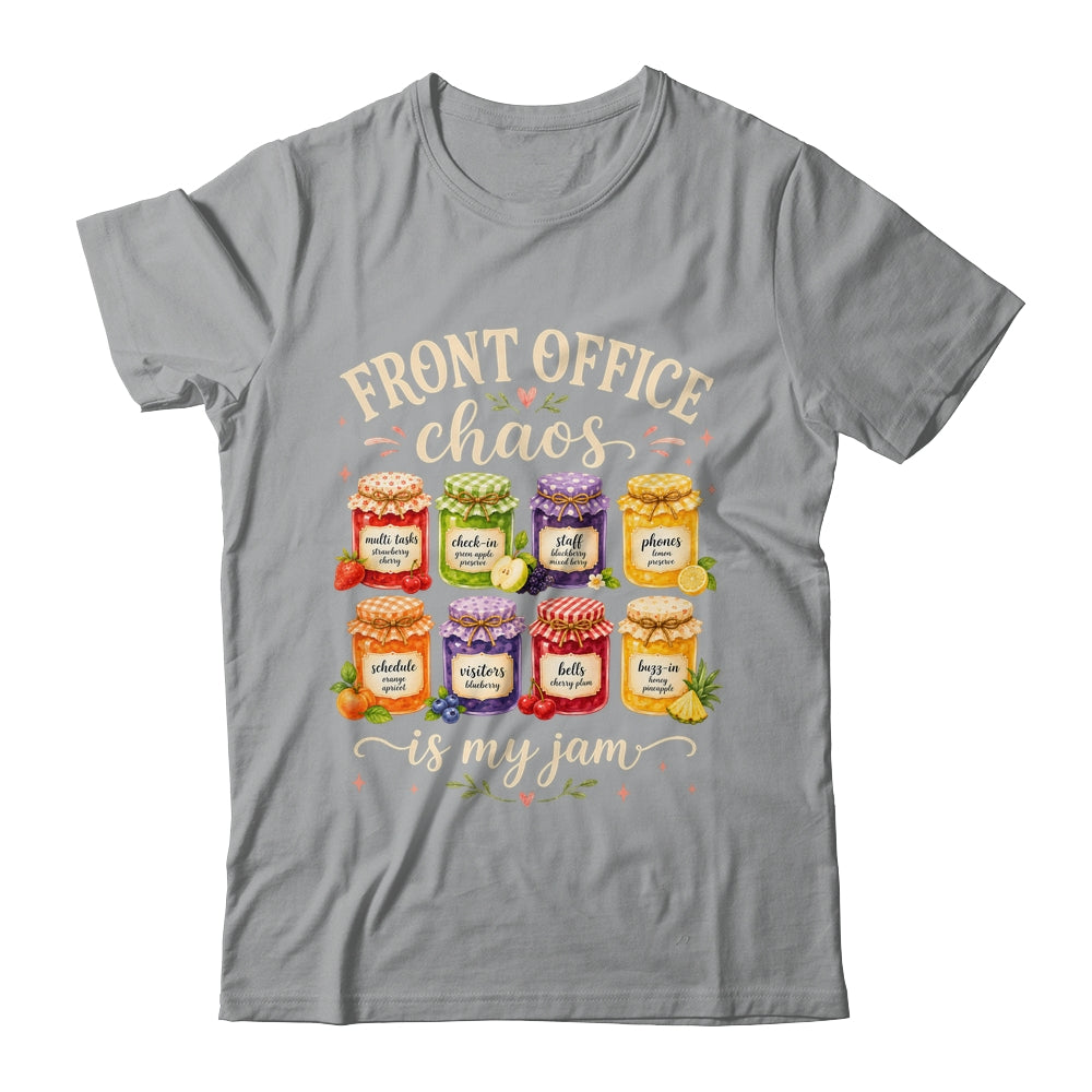 Front Office Chaos Is My Jam Funny School Secretary Admin Shirt & Hoodie | siriusteestore