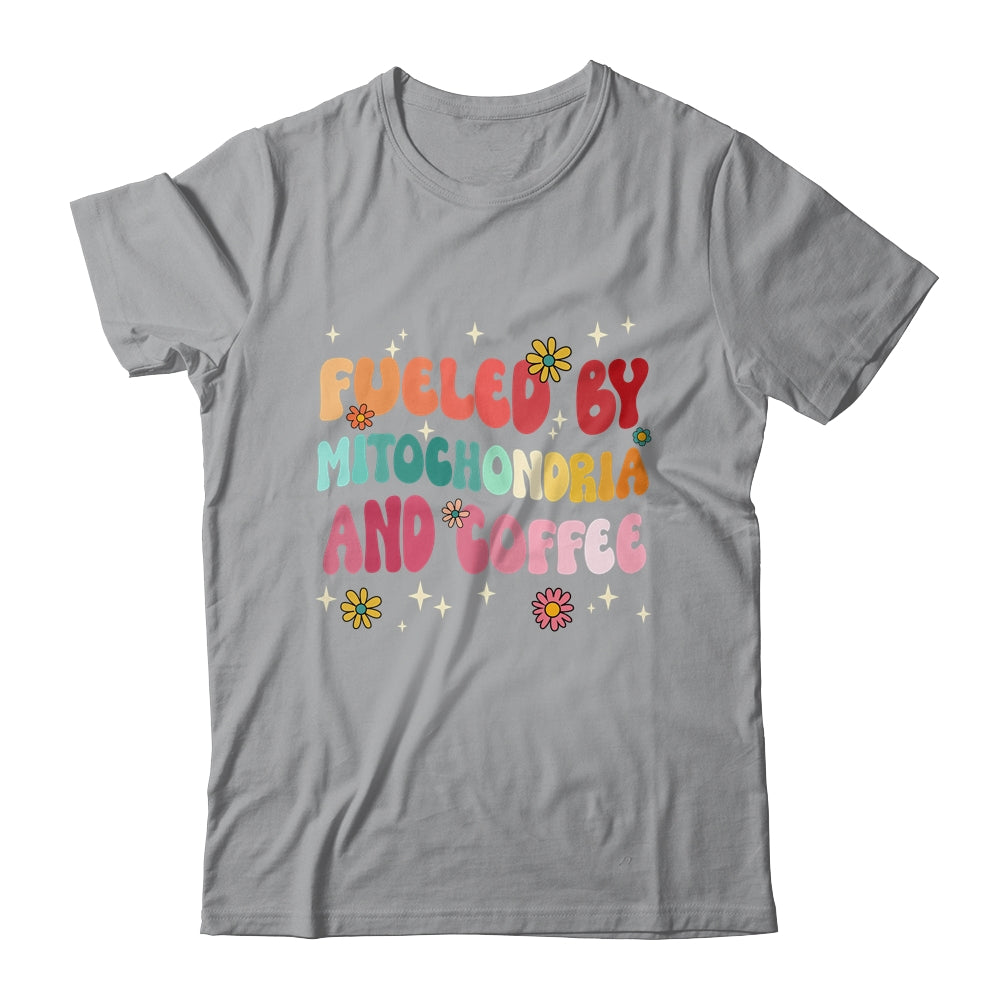 Fueled By Mitochondria And Coffee Funny Biology Humor Shirt & Hoodie | siriusteestore