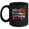 Fueled By Mitochondria And Coffee Funny Biology Humor Mug | siriusteestore