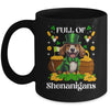 Full Of Shenanigans Beagle St Patrick's Day Dog Mug | siriusteestore