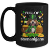 Full Of Shenanigans Beagle St Patrick's Day Dog Mug | siriusteestore