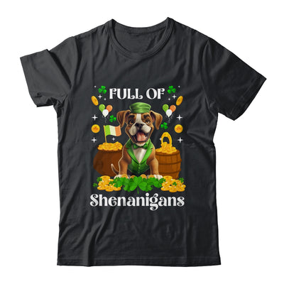 Full Of Shenanigans Boxer St Patrick's Day Dog Shirt & Tank Top | siriusteestore