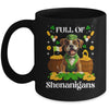 Full Of Shenanigans Boxer St Patrick's Day Dog Mug | siriusteestore