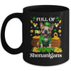 Full Of Shenanigans French Bulldog St Patrick's Day Dog Mug | siriusteestore
