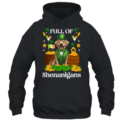 Full Of Shenanigans Labrador St Patrick's Day Dog Shirt & Tank Top | siriusteestore