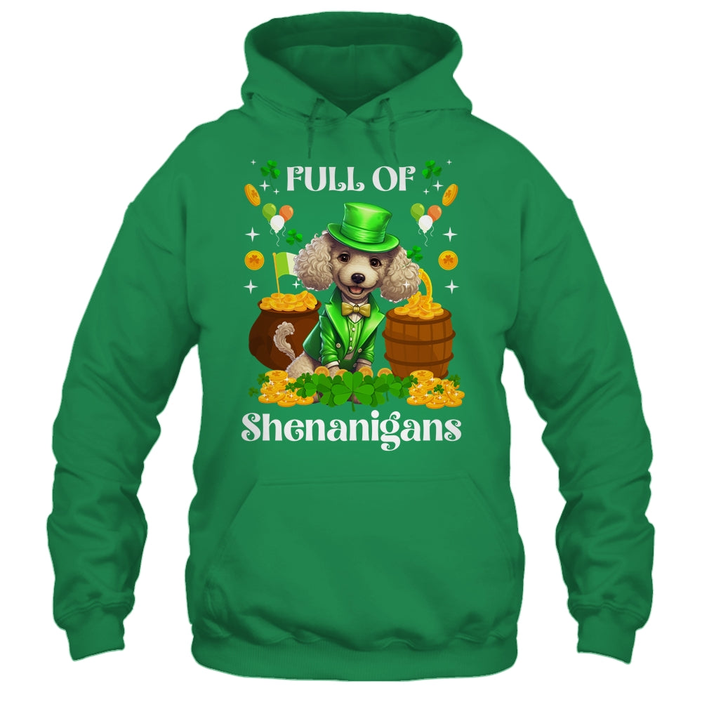 Full Of Shenanigans Poodle St Patrick's Day Dog Shirt & Tank Top | siriusteestore