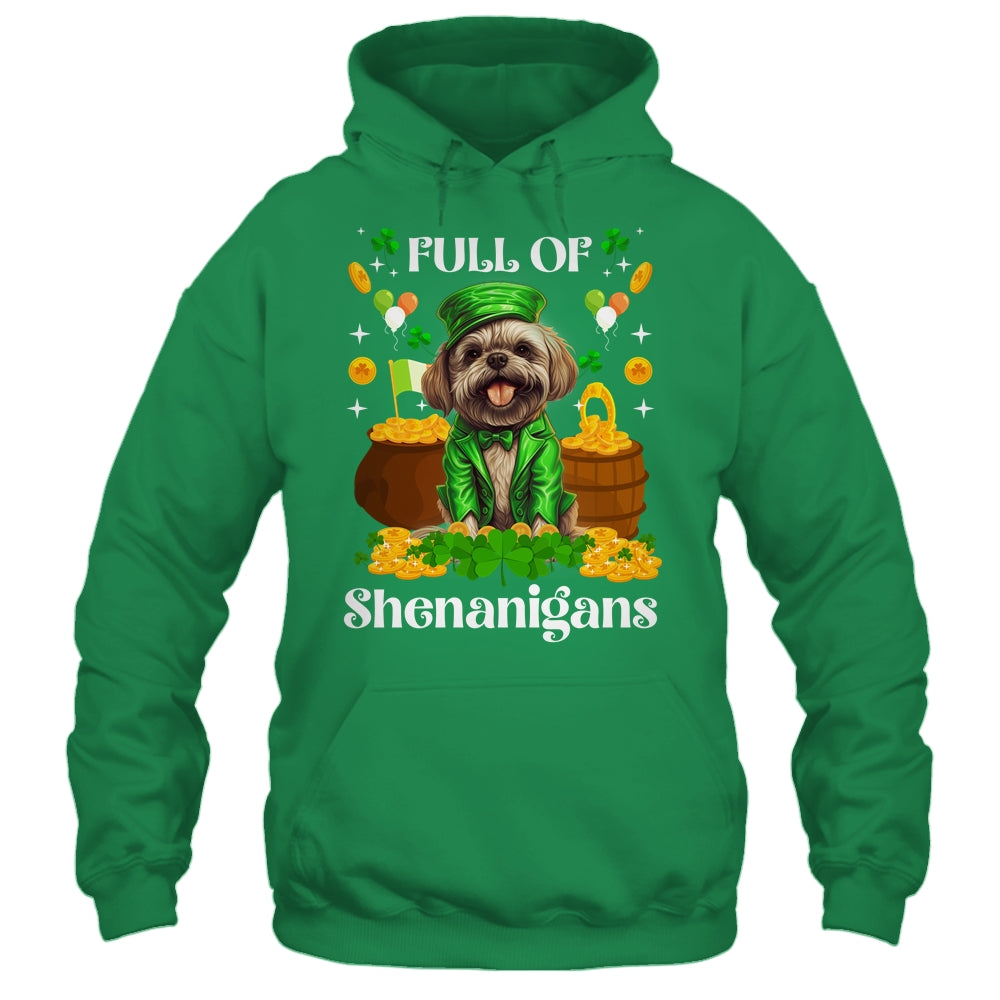 Full Of Shenanigans Shih Tzu St Patrick's Day Dog Shirt & Tank Top | siriusteestore