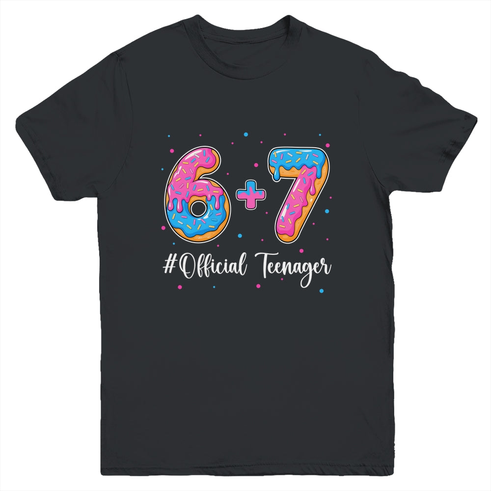 Funny 13th Birthday Official Teenager 6+7 Year Old Boys Kids Youth Shirt | siriusteestore