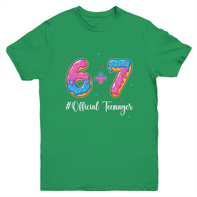 Funny 13th Birthday Official Teenager 6+7 Year Old Boys Kids Youth Shirt | siriusteestore