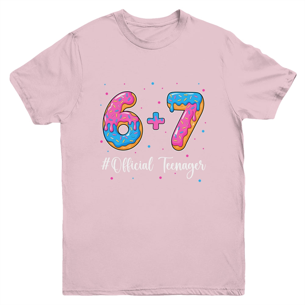 Funny 13th Birthday Official Teenager 6+7 Year Old Boys Kids Youth Shirt | siriusteestore