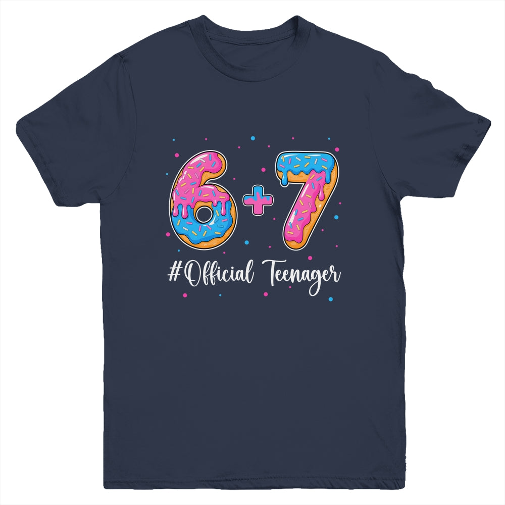 Funny 13th Birthday Official Teenager 6+7 Year Old Boys Kids Youth Shirt | siriusteestore
