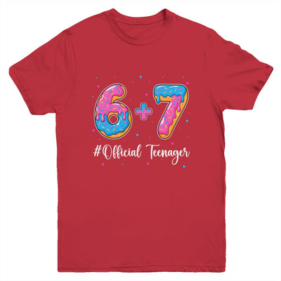 Funny 13th Birthday Official Teenager 6+7 Year Old Boys Kids Youth Shirt | siriusteestore
