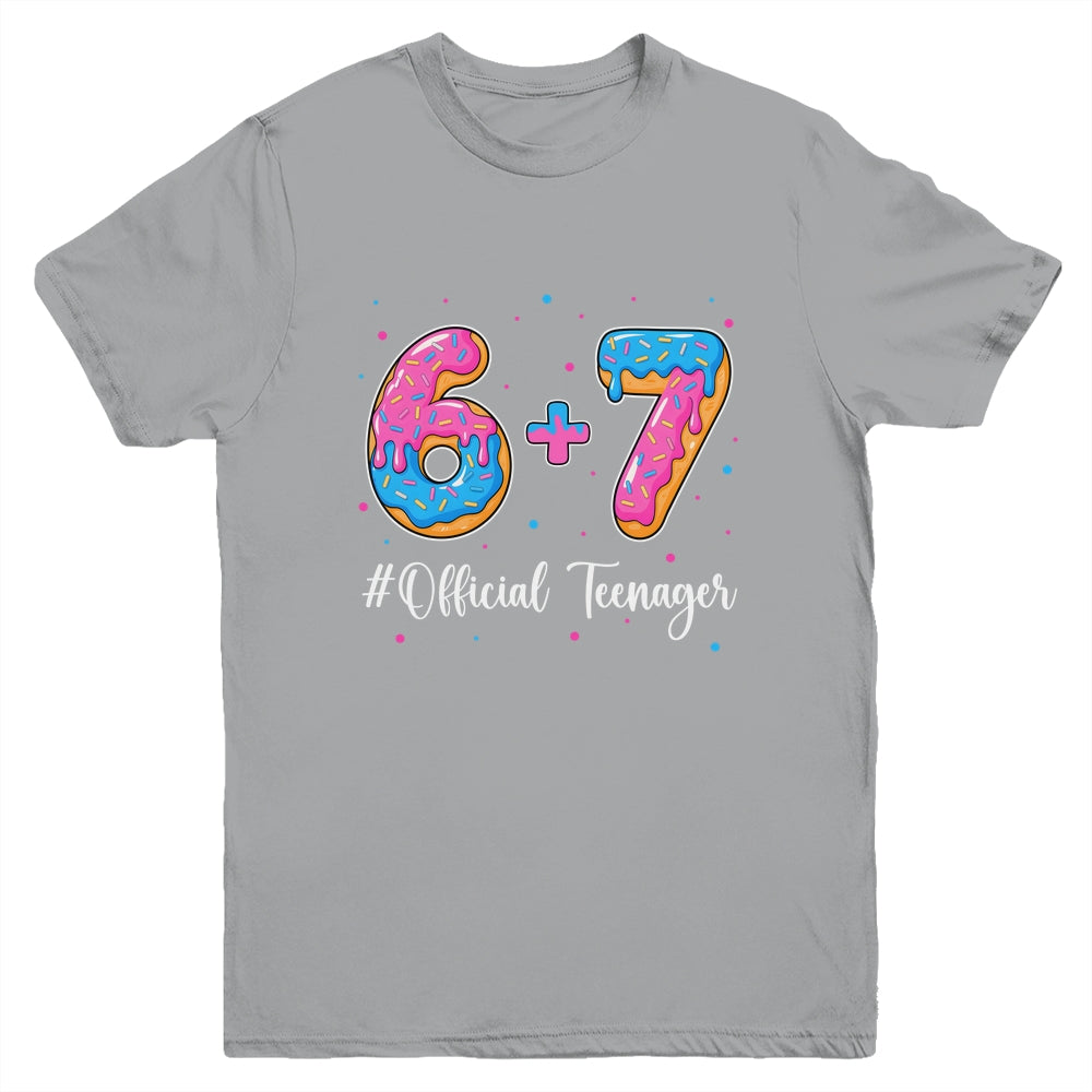 Funny 13th Birthday Official Teenager 6+7 Year Old Boys Kids Youth Shirt | siriusteestore
