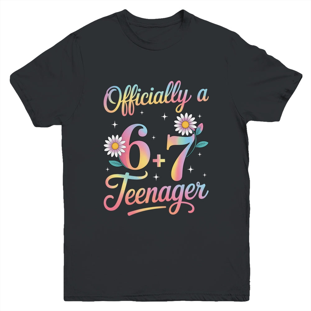 Funny 13th Birthday Official Teenager 6+7 Year Old Girls Kids Youth Shirt | siriusteestore