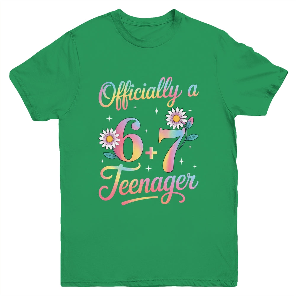 Funny 13th Birthday Official Teenager 6+7 Year Old Girls Kids Youth Shirt | siriusteestore