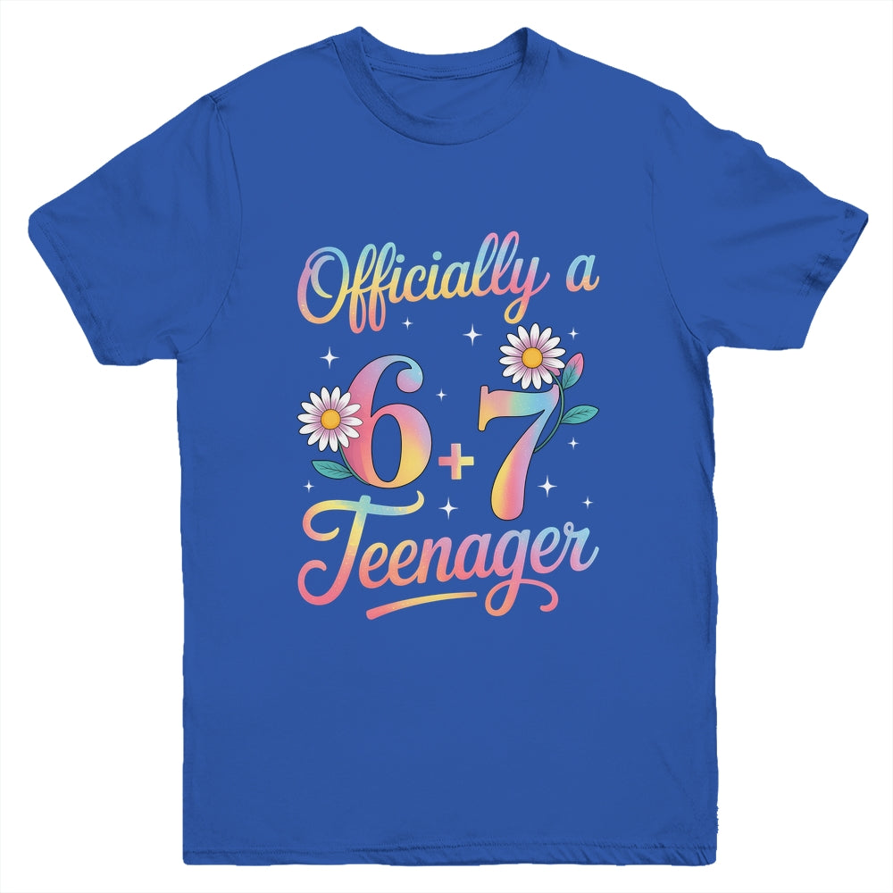 Funny 13th Birthday Official Teenager 6+7 Year Old Girls Kids Youth Shirt | siriusteestore