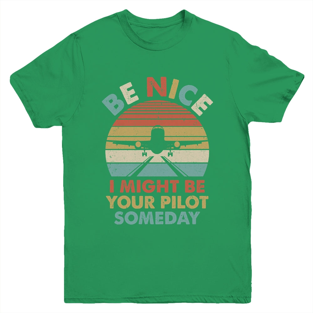 Funny Airline Pilot Art For Men Women Aviation Future Pilot Youth Shirt | siriusteestore