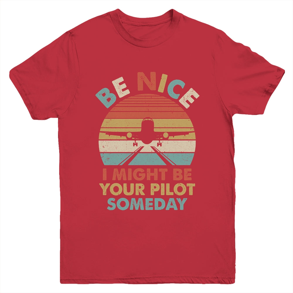 Funny Airline Pilot Art For Men Women Aviation Future Pilot Youth Shirt | siriusteestore