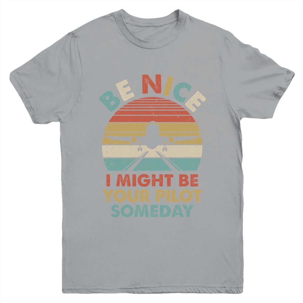 Funny Airline Pilot Art For Men Women Aviation Future Pilot Youth Shirt | siriusteestore