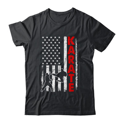 Funny American Flag Karate Art For Men Women Karate Lover Shirt & Hoodie | siriusteestore