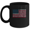 Funny And Cool School Teacher Men American Flag Pi Day Mug | siriusteestore