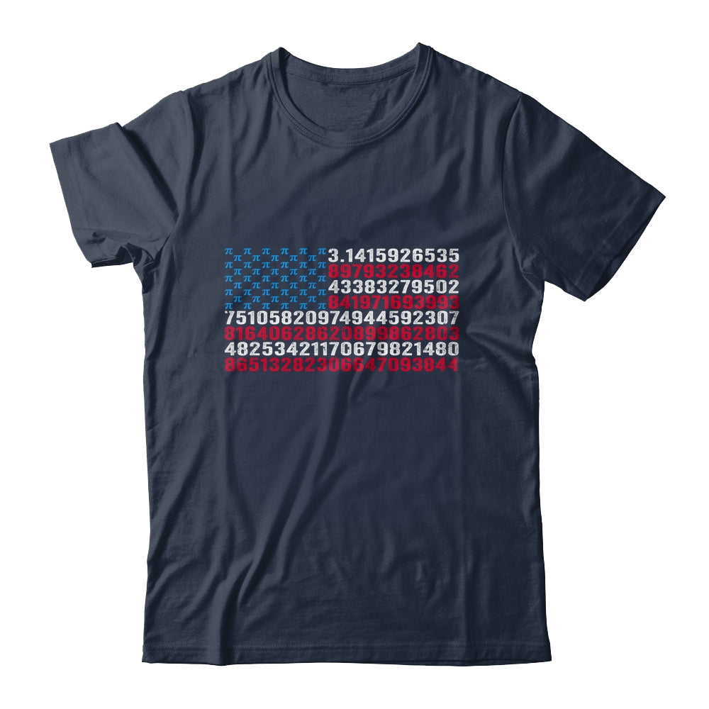 Funny And Cool School Teacher Men American Flag Pi Day Shirt & Hoodie | siriusteestore