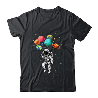 Funny Astronaut With Planets In Hand For Men Women Spaceman Shirt & Tank Top | siriusteestore