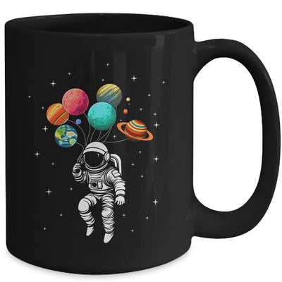 Funny Astronaut With Planets In Hand For Men Women Spaceman Mug | siriusteestore