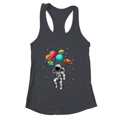 Funny Astronaut With Planets In Hand For Men Women Spaceman Shirt & Tank Top | siriusteestore