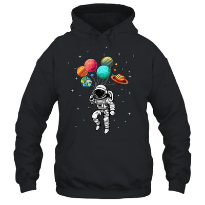 Funny Astronaut With Planets In Hand For Men Women Spaceman Shirt & Tank Top | siriusteestore