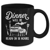 Funny BBQ Men Smoking Meat Smoker Grilling Barbecue Dad Mug | siriusteestore