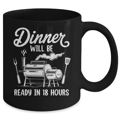 Funny BBQ Men Smoking Meat Smoker Grilling Barbecue Dad Mug | siriusteestore
