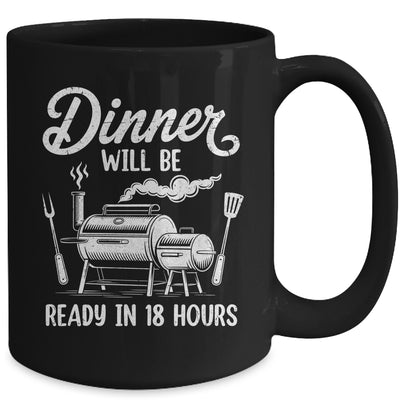 Funny BBQ Men Smoking Meat Smoker Grilling Barbecue Dad Mug | siriusteestore