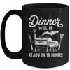 Funny BBQ Men Smoking Meat Smoker Grilling Barbecue Dad Mug | siriusteestore