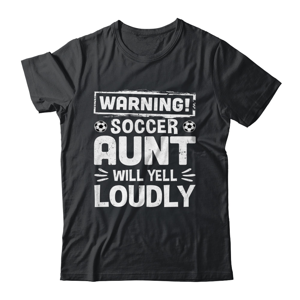 Funny Baseball Aunt Warning Baseball Aunt Will Yell Loudly Shirt & Tank Top | siriusteestore