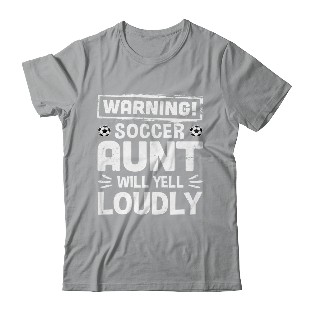 Funny Baseball Aunt Warning Baseball Aunt Will Yell Loudly Shirt & Tank Top | siriusteestore