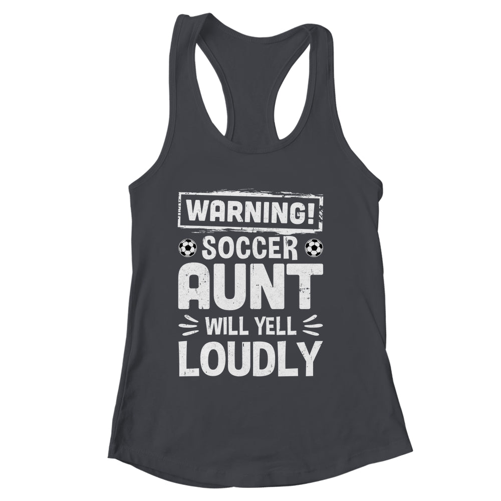 Funny Baseball Aunt Warning Baseball Aunt Will Yell Loudly Shirt & Tank Top | siriusteestore