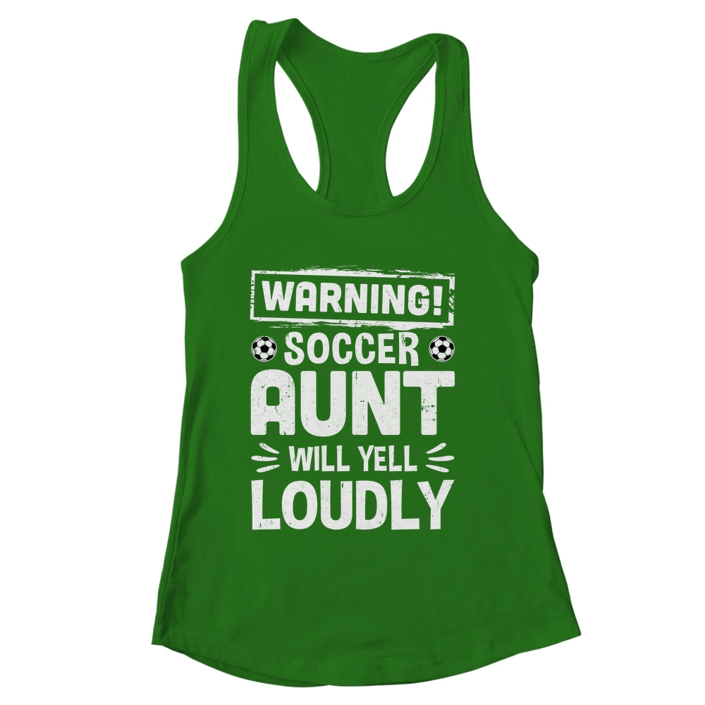 Funny Baseball Aunt Warning Baseball Aunt Will Yell Loudly Shirt & Tank Top | siriusteestore