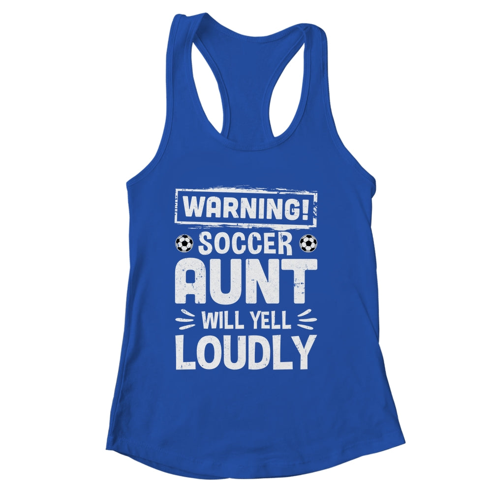 Funny Baseball Aunt Warning Baseball Aunt Will Yell Loudly Shirt & Tank Top | siriusteestore