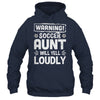 Funny Baseball Aunt Warning Baseball Aunt Will Yell Loudly Shirt & Tank Top | siriusteestore