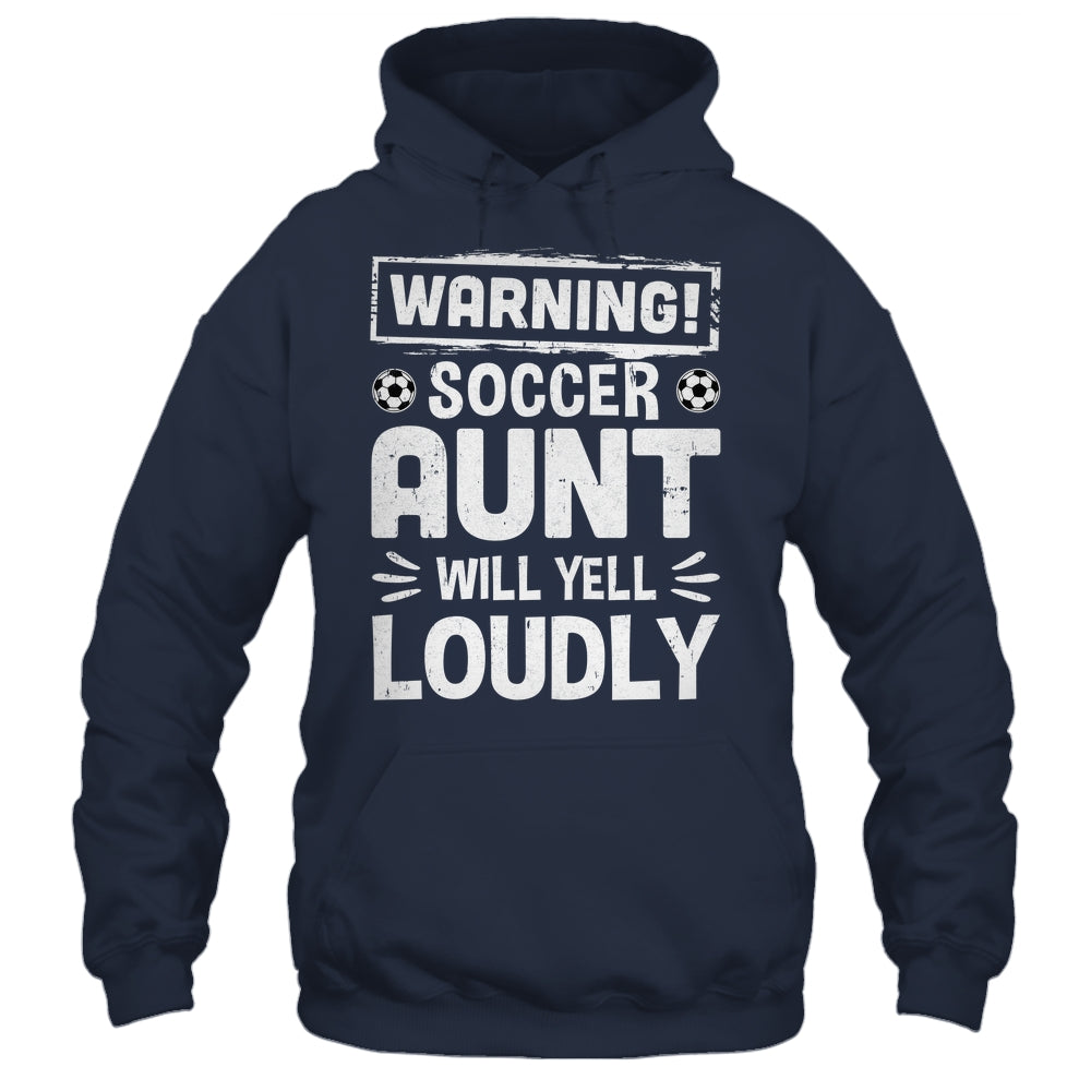 Funny Baseball Aunt Warning Baseball Aunt Will Yell Loudly Shirt & Tank Top | siriusteestore