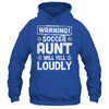 Funny Baseball Aunt Warning Baseball Aunt Will Yell Loudly Shirt & Tank Top | siriusteestore