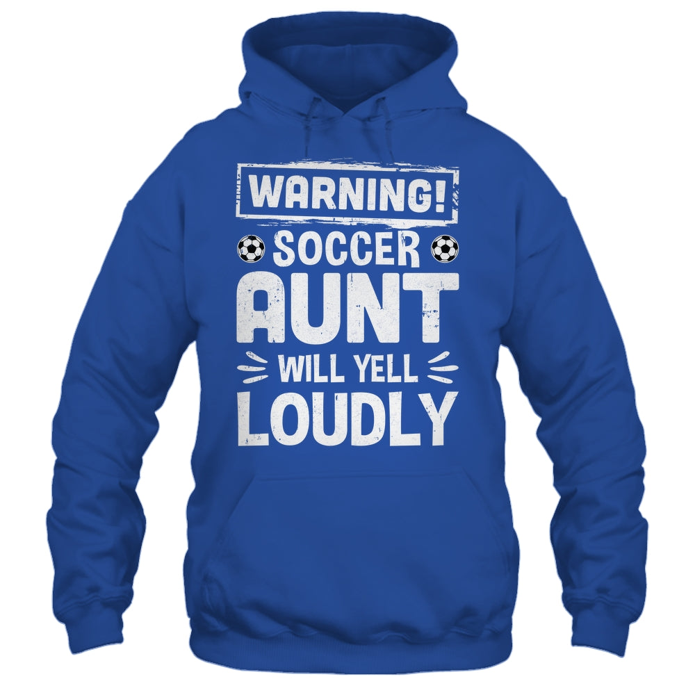 Funny Baseball Aunt Warning Baseball Aunt Will Yell Loudly Shirt & Tank Top | siriusteestore