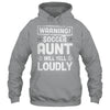 Funny Baseball Aunt Warning Baseball Aunt Will Yell Loudly Shirt & Tank Top | siriusteestore
