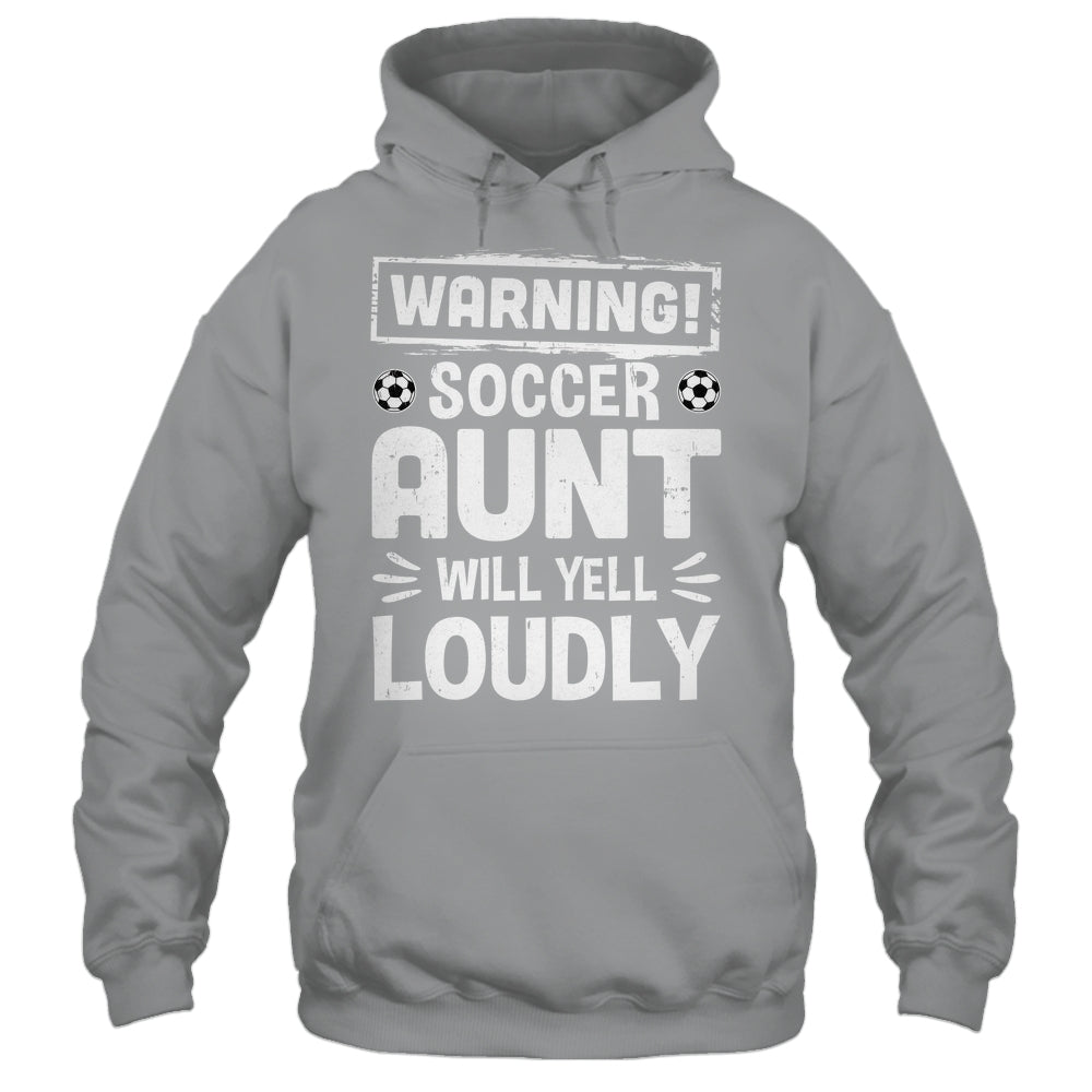 Funny Baseball Aunt Warning Baseball Aunt Will Yell Loudly Shirt & Tank Top | siriusteestore
