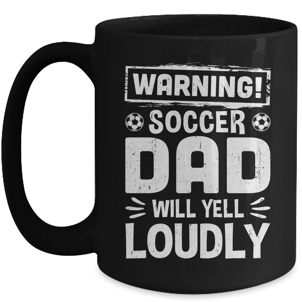 Funny Baseball Dad Warning Baseball Dad Will Yell Loudly Mug | siriusteestore