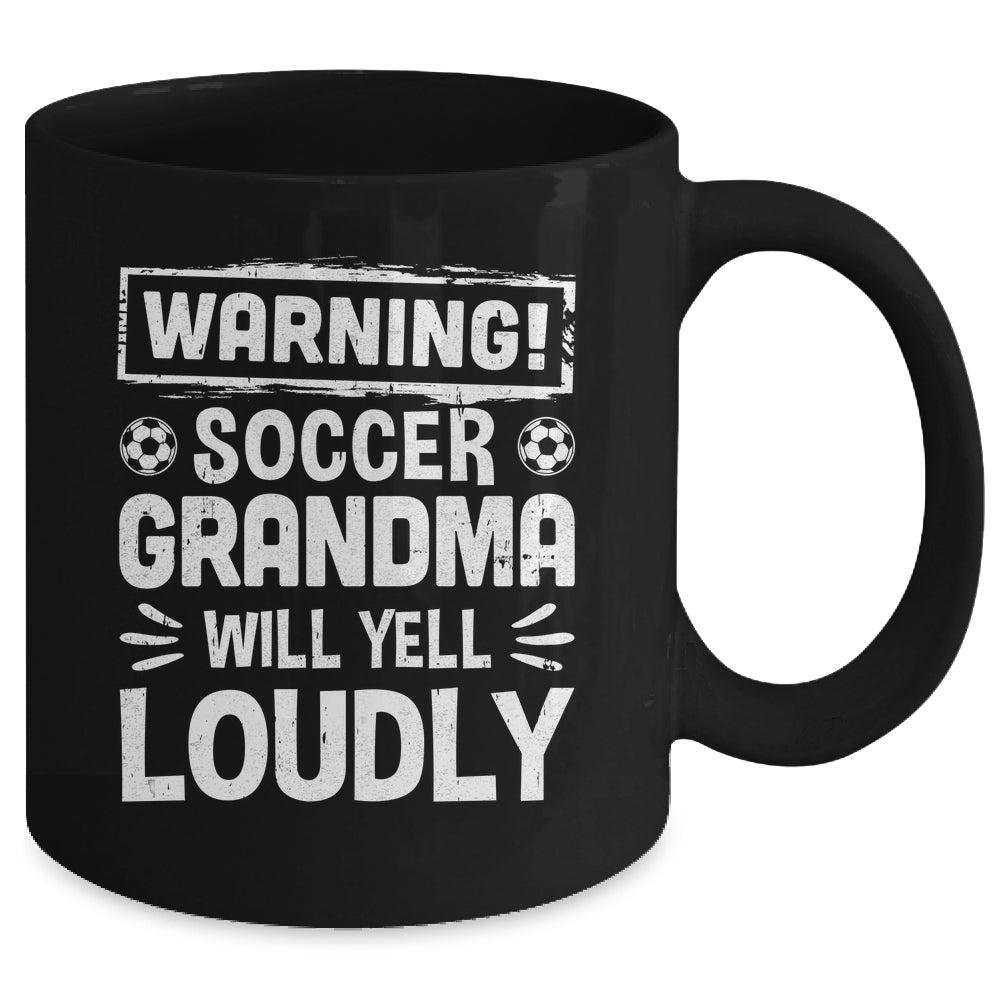 Funny Baseball Grandma Warning Baseball Will Yell Loudly Mug | siriusteestore
